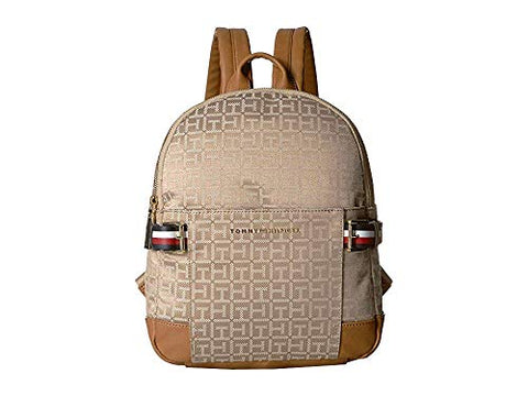 Tommy Hilfiger Women's Meriden Backpack Khaki/Tonal One Size