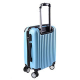 AW 20" Rolling Luggage ABS Hard Shell Lightweight Travel Suitcase 360 Degree 4 Wheels Lockable