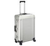 Zero Halliburton Geo Aluminum 2.0 - 26" 4-Wheel Spinner Travel Case Silver