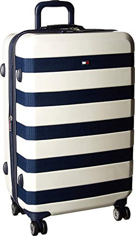 Tommy Hilfiger Rugby 25" Expandable Hardside Spinner, White