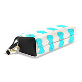 Colourlife Kawaii Octopus Emoticons Pu Leather Pencil Case Holder Pouch Makeup Bags For Boys