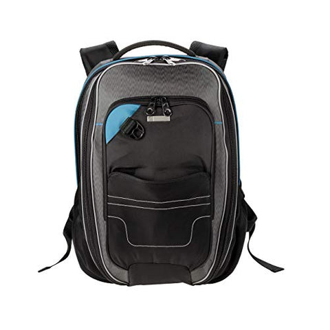 Lewis N. Clark Underseat Carry-on Backpack + RFID Protection System Anti-Theft, Black, One Size