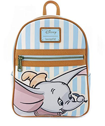 Loungefly Disney Dumbo Faux Leather Striped Mini Backpack