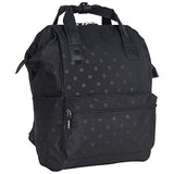 Heritage Travelware Women's Polka Dot Polyester 15" Laptop Backpack, Black One Size