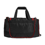 adidas Defender III Duffel Bag, Black/Active Red, Small