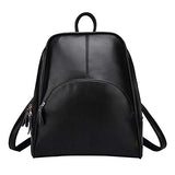 ABage Women's Backpack Purse Vintage Genuine Leather Travel Lightweight Backpack, Black