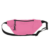 DALIX Small Fanny Pack Waist Pouch S XS Size 24 to 31 in Hot Pink