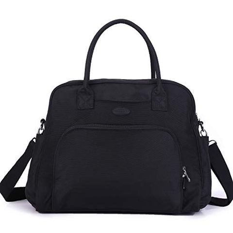Lily & Drew Carry On Weekender Overnight Travel Shoulder Bag For 15.6 Inch Laptop Computers For