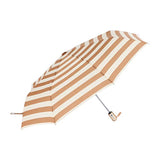FakeFace Navy Stripes Style Compact Triple Folding Automatic Umbrella Auto Open & Close Travel
