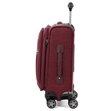 Travelpro Luggage Platinum Elite 20" Carry-On Intl Expandable Spinner With Usb Port, Bordeaux