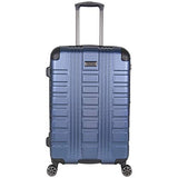 Kenneth Cole Reaction Scott's Corner 24" Lightweight Hardside Expandable 8-Wheel Spinner Checked Suitcase with TSA Lock, Navy