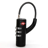 Travel bag code telescopic padlock 3 password customs certification combination trunk TSA certified