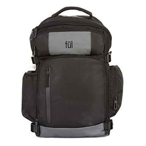 ful Tempest Laptop Backpack, Black, One Size