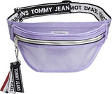 Tommy Jeans Logo Tape Mesh Womens Bum Bag One Size Pastel Lilac