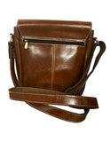 Jack Georges Bridle Collection Flap Messenger Bag