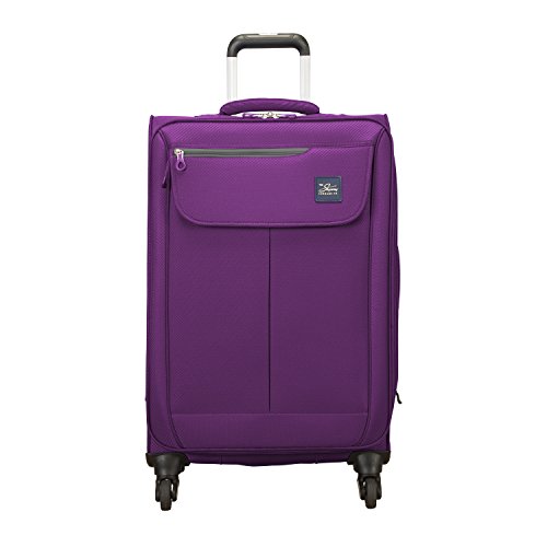 Skyway Mirage 2.0 24-inch 4-Wheel Spinner Luggage, Purple Magic