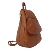 Piel Leather Flap-Over Sling, Saddle, One Size