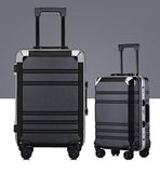 XDD Business Aluminum Frame Trolley Case,Pc Suitcase Universal Wheel 20 Inch Boarding Student Password Lock Luggage,G