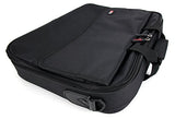 DURAGADGET Black Laptop Briefcase Style Bag with Multiple Compartments for The MSI PL62 7RC |