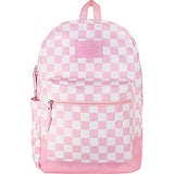 Dickies Colton Backpack Pink/White Checkerboard & Knit Cap Bundle