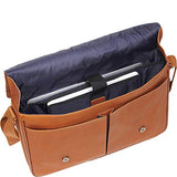 Kenneth Cole Reaction Come Bag Soon Leather 15.6" Messenger Laptop, Black One Size