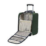 Skyway Kennewick 16" Rolling Tote Luggage, Cypress Green