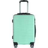 Brio Luggage Eco Light 3 Piece Hardside Spinner Luggage Set (Light Purple)
