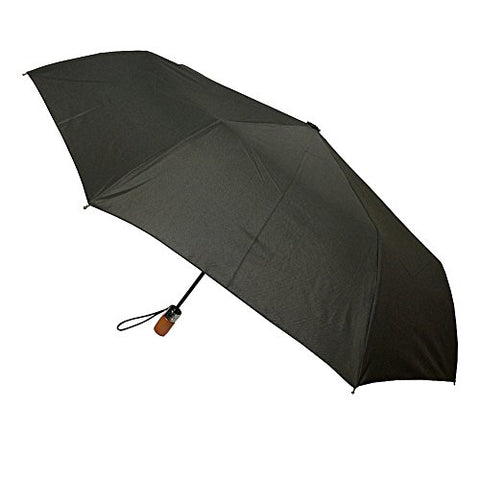 London Fog Auto Open Close Umbrella, Black, One Size