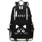 Yoyoshome Sailor Moon Anime Luna Cosplay College Bag Daypack Bookbag Backpack School Bag