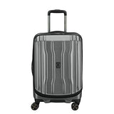 DELSEY Paris Luggage Cruise Lite Hardside 2.0 Carry-on Expandable Suitcase, Platinum