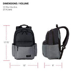 SWISSGEAR 2789 Laptop Backpack, Fits 13 Inch Laptop - Grey/Black