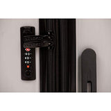 NONSTOP Luggage Expandable Spinner Wheels hard side shell Travel Suitcase Set 3 Piece Lightweight with TSA Lock and Double USB Port, NEW YORK Collection (Silver, 3-Piece Set (20/24/28))