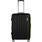 Gabbiano Hola Collection 3 Piece Expandable Hardside Luggage Set (Green)