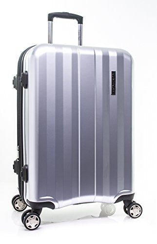 Calvin Klein Excalibur 25" Expandable Hardside Spinner, Silver