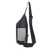 Coolbell Casual Bag Daypack Crossbody Bag Sling Bag With Adjustable Strap (Black)