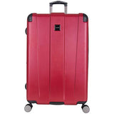 Kenneth Cole Reaction Continuum 28" Hardside 8-Wheel Expandable Upright Checked Spinner Luggage, Red