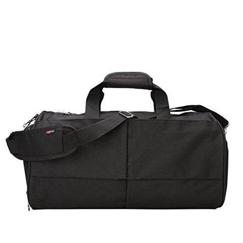 Bison Denim Multipurpose Duffel Bag Weekender Bag Carry On Travel Bag With Strap (Vintage Grey)
