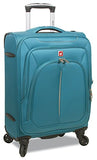 Dejuno Summit Lightweight 3-Piece Spinner Luggage Set, Green