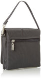 Baggallini Divide Crossbody, Charcoal, One Size