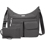 Baggallini Everywhere Travel Crossbody Bag, Charcoal, One Size