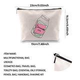 WCGXKO New Girl Inspired Cosmetics Bag Novelty Douchbag Jar Gift for TV Show Fans Best Friend(Douchbag Jar)