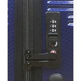 Dejuno Oracle Hardside 3-Piece Spinner Luggage Set With TSA Lock, Blue