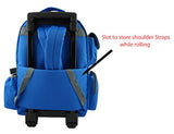 Rolling Backpack Heavy Duty School Bookbag Quality Multiple Pocket Student Backpacks With Wheels