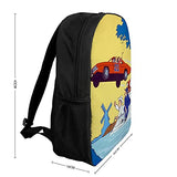 Dukes of Hazz-ard 90s 80s Horror Movie Student Shoulder Bag Large Capacity Bookbag Casual Durable Laptop Backpack Outdoor Travel Scary Film Daypack College Back To School Women Men Fits 17 Inch