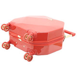 kensie Women's 20" or 2 Piece Gemstone TSA Lock Luggage Set, Red, Inch Carry-On