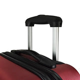 Elite Luggage Tustin 3 Piece Hardside Spinner Luggage Set (Red)