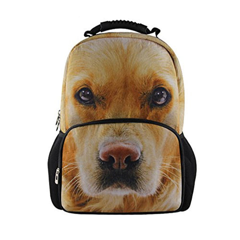 Bigcardesigns Golden Retriever Dog Back to School Rucksack backpack Travel