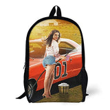 Dukes of Hazz-ard 90s 80s Horror Movie Student Shoulder Bag Large Capacity Bookbag Casual Durable Laptop Backpack Outdoor Travel Scary Film Daypack College Back To School Women Men Fits 17 Inch