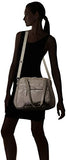 Baggallini New Classic Overnight Expandable Laptop Tote with RFID Phone Wristlet, Sterling Shimmer