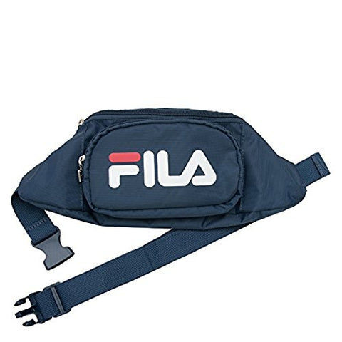 Fila Unisex Fanny Pack Peacoat / Chinese Red / White & Cooling Towel Bundle